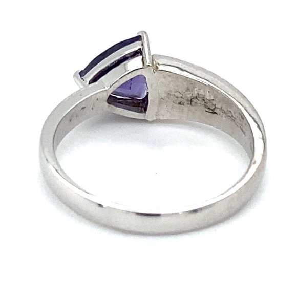 Color Change Sapphire 1.30ct Solid 18K Gold Ring - Picture 4 of 9